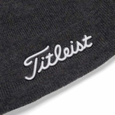 タイトリスト Titleist　メンズ メリノウール ビーニー HW1CMWB CH チャコール 2021年モデル 詳細1