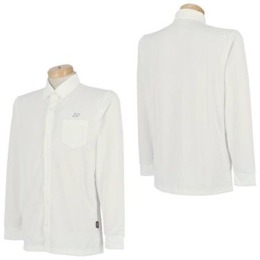 ヨネックス YONEX　メンズ ロゴ刺繍 ポケット付き 長袖 ボタンダウン ポロシャツ GWF1587　2020年モデル 詳細3