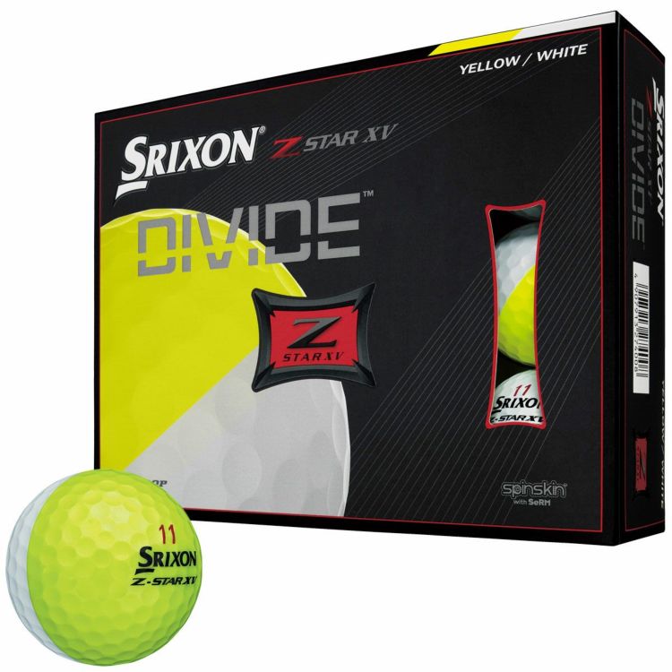 スリクソン Z-STAR XV ディバイド 2021年モデル ゴルフボール 1ダース