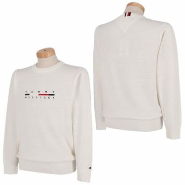 トミー ヒルフィガー ゴルフ　メンズ ロゴ刺繍 長袖 クルーネック セーター THMA165　2021年モデル 詳細3