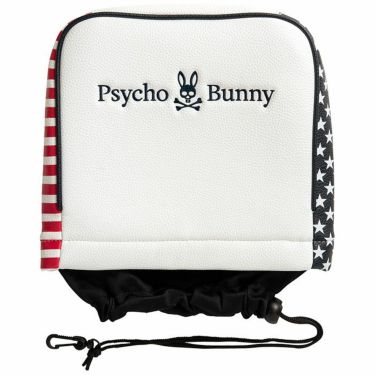 サイコバニー PsychoBunny　A/A FLAG アイアン用 ヘッドカバー PBMG1FH1 00 ホワイト　2021年モデル ホワイト（00）