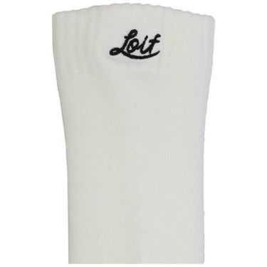 ロイフ Loif　ユニセックス 光電子 ロゴ刺繍 ハイソックス YL5119 10 ホワイト　2021年モデル 詳細1