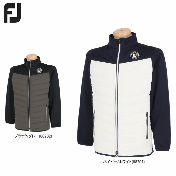 フットジョイ FootJoy メンズ 撥水 生地切替 中綿入り 長袖 フルジップ ジャケット FJ-F21-O07 2021年モデル | 【公式】有賀園 ゴルフオンラインAGO