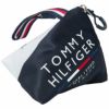 トミー ヒルフィガー ゴルフ　ミックスマテリアル カラーブロック ポーチ THMG1FBA 30 ネイビー　2021年モデル ネイビー（30）