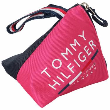 トミー ヒルフィガー ゴルフ　ミックスマテリアル カラーブロック ポーチ THMG1FBA 48 ピンク　2021年モデル ピンク（48）