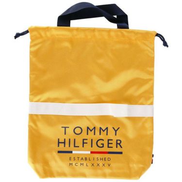 トミー ヒルフィガー ゴルフ　ミックスマテリアル 2WAY マルチ巾着 THMG1FBB 70 イエロー　2021年モデル イエロー（70）