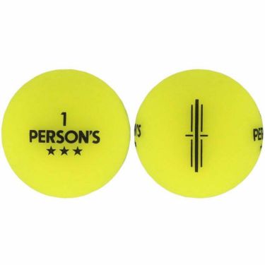 パーソンズ　マットディスタンス ネオンカラー ゴルフボール　1パック（10球入り） イエロー 詳細1
