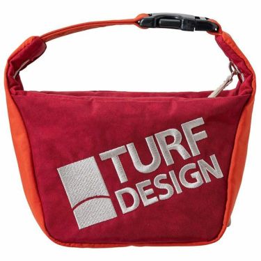 TURF DESIGN ターフデザイン ラウンドポーチ TDMP-2171 レッド　2021年モデル 詳細1