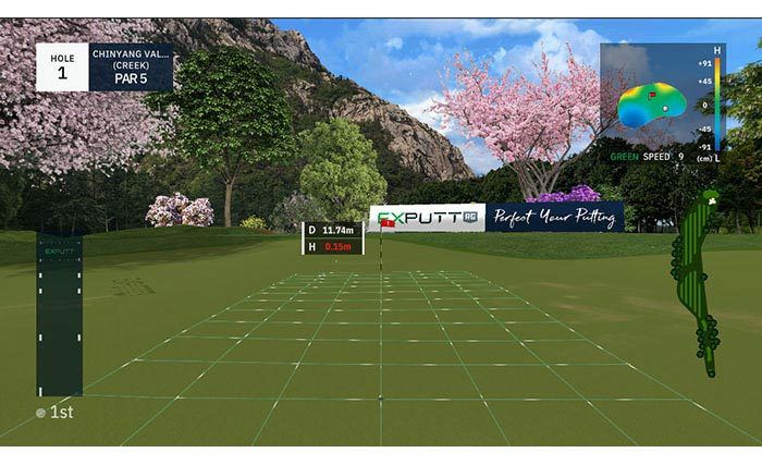 SKY TRAK スカイトラック パターゴルフシミュレーター EX PUTT RG リアルグリーン EX500D 詳細1