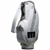 マンシングウェア Munsingwear　メンズ ビッグロゴデザイン キャディバッグ MQBTJJ03 WH00 ホワイト　2022年モデル