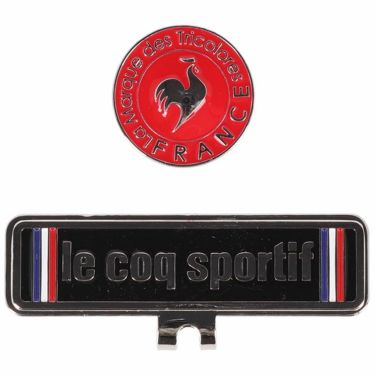 ルコック Le coq sportif　メンズ ロゴデザイン クリップマーカー QQBTJX50 BK00 ブラック　2022年モデル