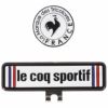 ルコック Le coq sportif　メンズ ロゴデザイン クリップマーカー QQBTJX50 WH00 ホワイト　2022年モデル