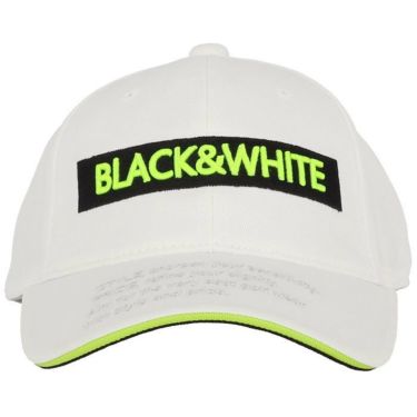 ブラック＆ホワイト Black＆White　ホワイトライン レディース ビッグロゴ メッシュ キャップ BLS8421 10 ホワイト　2021年モデル 詳細2