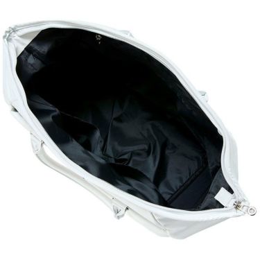 マンシングウェア Munsingwear　ユニセックス シューズポケット付き 中綿 トート型 ボストンバッグ MQCTJA02 WH00 ホワイト　2022年モデル 詳細2