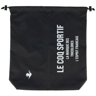 ルコック Le coq sportif　メンズ 巾着型 シューズケース QQBTJA22 BK00 ブラック　2022年モデル 詳細2