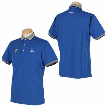 ピン PING　メンズ ロゴ刺繍 鹿の子 ベンチレーション 半袖 ポロシャツ 621-1160008　2021年モデル 詳細3