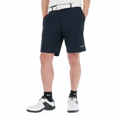 トミー ヒルフィガー ゴルフ　メンズ ロゴ刺繍 サイドライン 水陸両用 ストレッチ ショートパンツ THMA143　2021年モデル ネイビー（30）