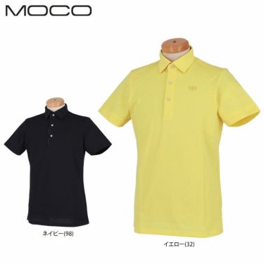 MOCO モコ　メンズ ロゴ刺繍 半袖 ポロシャツ 21-2201140　2021年モデル 詳細1