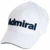 アドミラル Admiral　ユニセックス 立体刺繍ロゴ ベーシック ツイル キャップ ADMB2F07 00 ホワイト　2022年モデル ホワイト（00）
