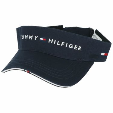 トミー ヒルフィガー ゴルフ　ロゴ刺繍 サンバイザー THMB90FF 30 ネイビー ネイビー（30）