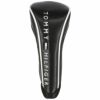 トミー ヒルフィガー ゴルフ　ロゴ刺繍 ベーシック ユーティリティ用 ヘッドカバー THMG7FH3 10 ブラック ブラック（10）
