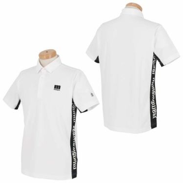 マンシングウェア Munsingwear　メンズ サイドロゴ ストレッチ 半袖 ポロシャツ MEMRJA08　2021年モデル 詳細3