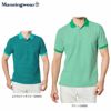 マンシングウェア Munsingwear　メンズ ボーダー柄 半袖 ポロシャツ MGMRJA01　2021年モデル