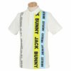 ジャックバニー Jack Bunny!!　メンズ コットンタッチ 表カノコ 半袖 ポロシャツ 262-2160233　2022年モデル ホワイト（030）