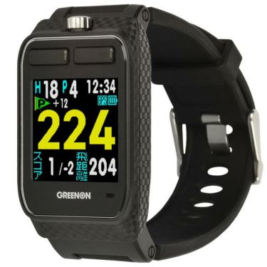 グリーンオン ザ・ゴルフウォッチ ジール　腕時計型 GPSゴルフナビ　ブラック G016