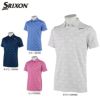 スリクソン SRIXON　メンズ ロゴプリント 総柄 ストレッチ 半袖 ポロシャツ RGMRJA16　2021年モデル