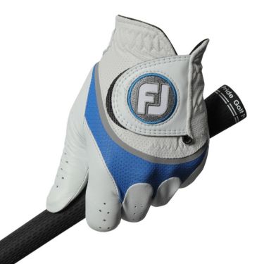 フットジョイ FootJoy　HYPERFLEX ハイパーフレックス　メンズ ゴルフグローブ FGHF WB ホワイト/ブルー　2022年モデル 詳細2