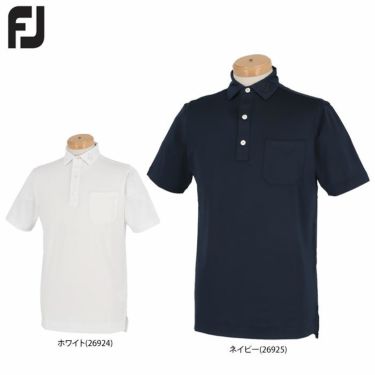 フットジョイ FootJoy　メンズ ロゴ刺繍 4WAYストレッチ ポケット付き 半袖 ポロシャツ FJ-S22-S06　2022年モデル 詳細1
