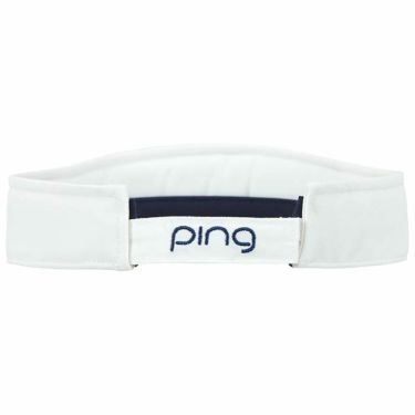 PING ピン レディース Deo.0 デオゼロ サンバイザー HW-L222 36180-01 White ゴルフウェア [2022年モデル] 詳細1