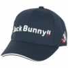 ジャックバニー Jack Bunny!!　ユニセックス 立体ロゴ刺繍 キャップ 262-2987102 120 ネイビー　2022年モデル