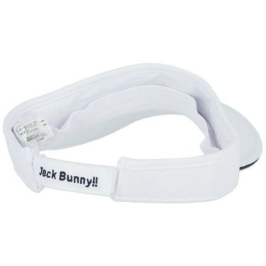 ジャックバニー Jack Bunny!!　ユニセックス 立体ロゴ刺繍 サンバイザー 262-2987103 030 ホワイト　2022年モデル 詳細1