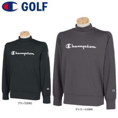 チャンピオンゴルフ ChampionGOLF　メンズ ジャージー素材 ストレッチ 長袖 モックネックシャツ C3-VG402　2022年モデル 詳細1