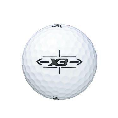ダンロップ　スリクソン X3 エックススリー 2022年モデル ゴルフボール　1ダース（12球入り）　ホワイト 詳細3