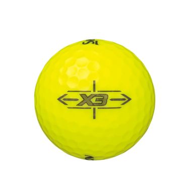 ダンロップ　スリクソン X3 エックススリー 2022年モデル ゴルフボール　1ダース（12球入り）　イエロー　詳細2