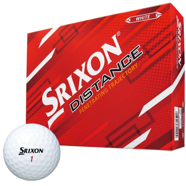スリクソン DISTANCE ディスタンス 2022年モデル ゴルフボール 1ダース（12球入り） ホワイト ダンロップ | 【公式】有賀園ゴルフ オンラインAGO