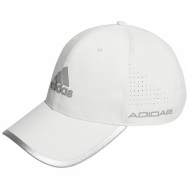 アディダス adidas　ロゴプリント レーザーパンチング　メンズ キャップ I7047 HB6507 ホワイト　2022年モデル ホワイト（HB6507）