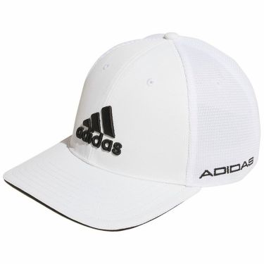 アディダス adidas　立体ロゴ刺繍 ツアー メッシュ　メンズ キャップ IF355 HA5959 ホワイト　2022年モデル ホワイト（HA5959）