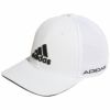 アディダス adidas　立体ロゴ刺繍 ツアー メッシュ　メンズ キャップ IF355 HA5959 ホワイト　2022年モデル