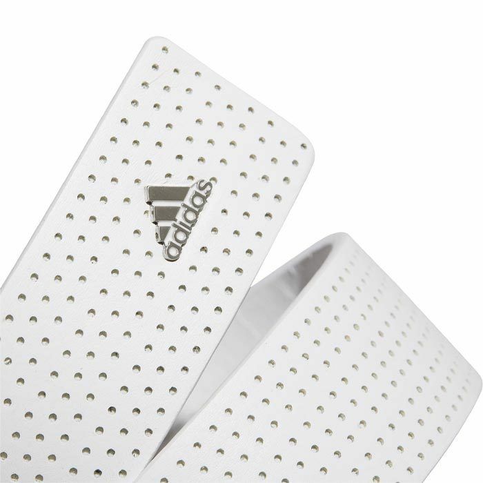 アディダス adidas　スリーストライプバックル パンチング 無段階調節　メンズ ベルト ZB274 HA5950 ホワイト　2022年モデル 詳細2