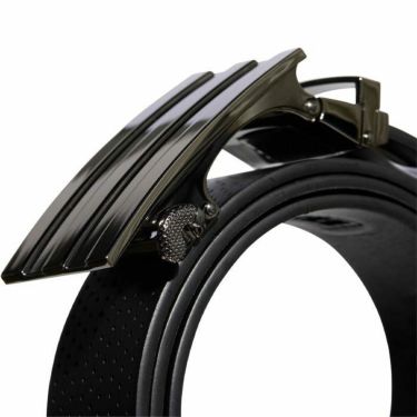 アディダス adidas　スリーストライプバックル パンチング 無段階調節　メンズ ベルト ZB274 HA5951 ブラック　2025年モデル 詳細1