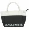 ブラック＆ホワイト Black＆White　ホワイトライン ユニセックス ロゴプリント カートバッグ BUF7201W 10 ホワイト　2021年モデル ホワイト（10）