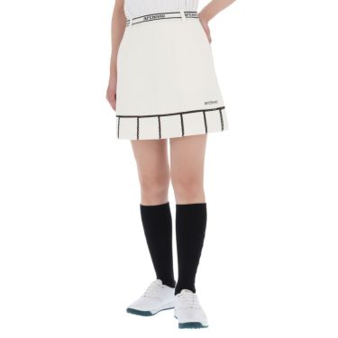 アルチビオ archivio　レディース ロゴデザイン ストレッチ ニット スカート A156213　2022年モデル ホワイト（190）