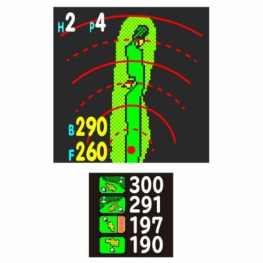 グリーンオン ザ・ゴルフウォッチ ノルム2 プラス　腕時計型 GPSゴルフナビ　ブラック G020B　詳細3