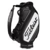 タイトリスト Titleist　ツアー　メンズ キャディバッグ TB22SF9 01 ブラック×ホワイト ブラック×ホワイト（01）