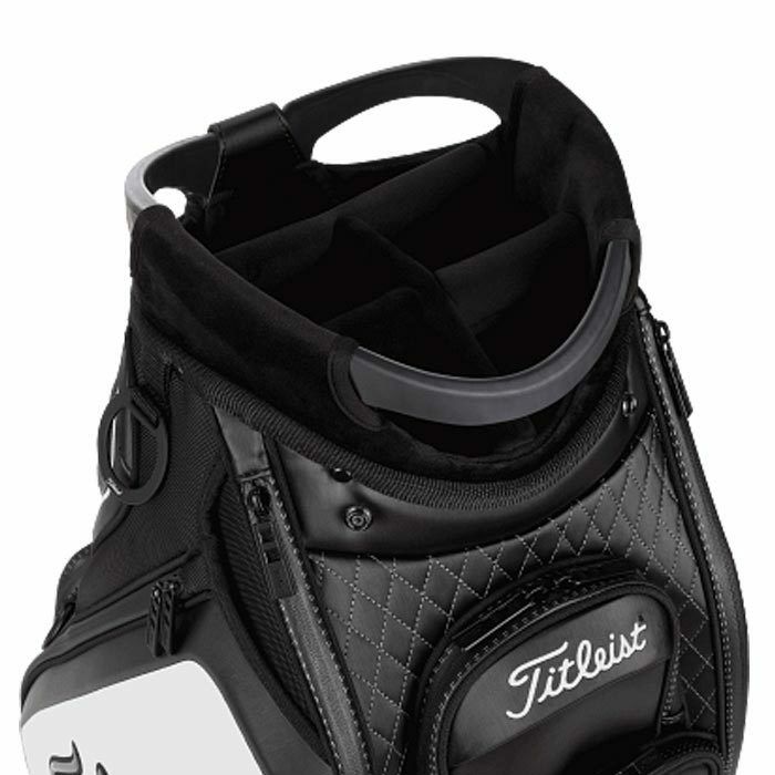 タイトリスト Titleist　ツアー　メンズ キャディバッグ TB22SF9 01 ブラック×ホワイト 詳細4