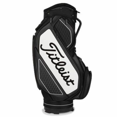 タイトリスト Titleist　ミッドサイズ　メンズ キャディバッグ TB20SF4 01 ブラック×ホワイト 詳細1